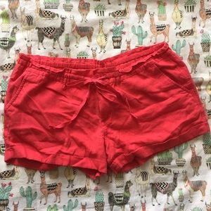 Bright and Cool Linen Shorts